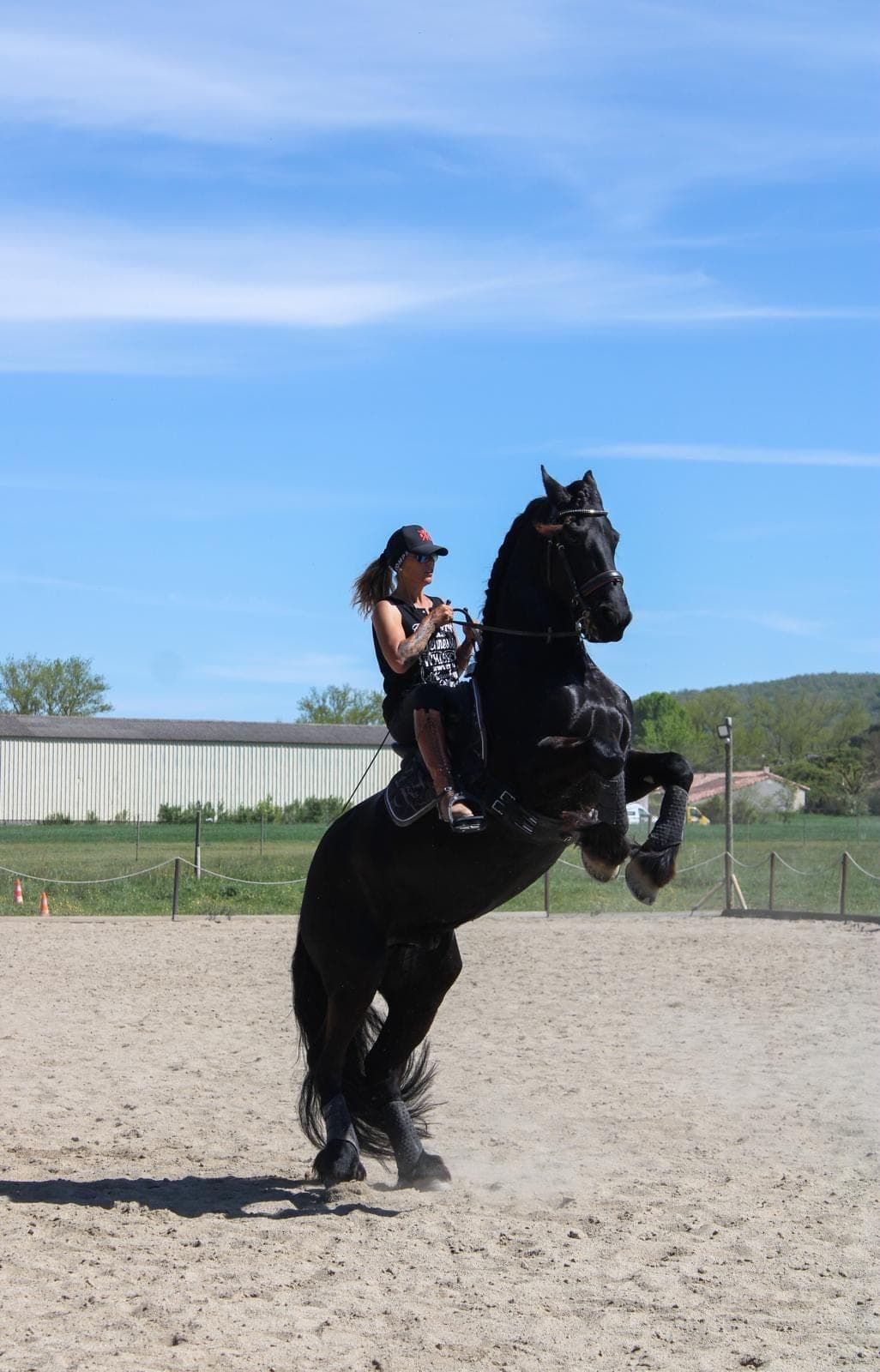 Angélique Jollivet — Dresseuse de chevaux formée par Christophe Hasta Luego